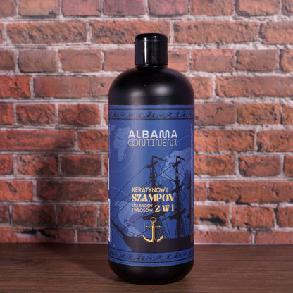 SZAMPON DO WŁOSÓW I BRODY 2w1 - KERATYNOWY 500ml