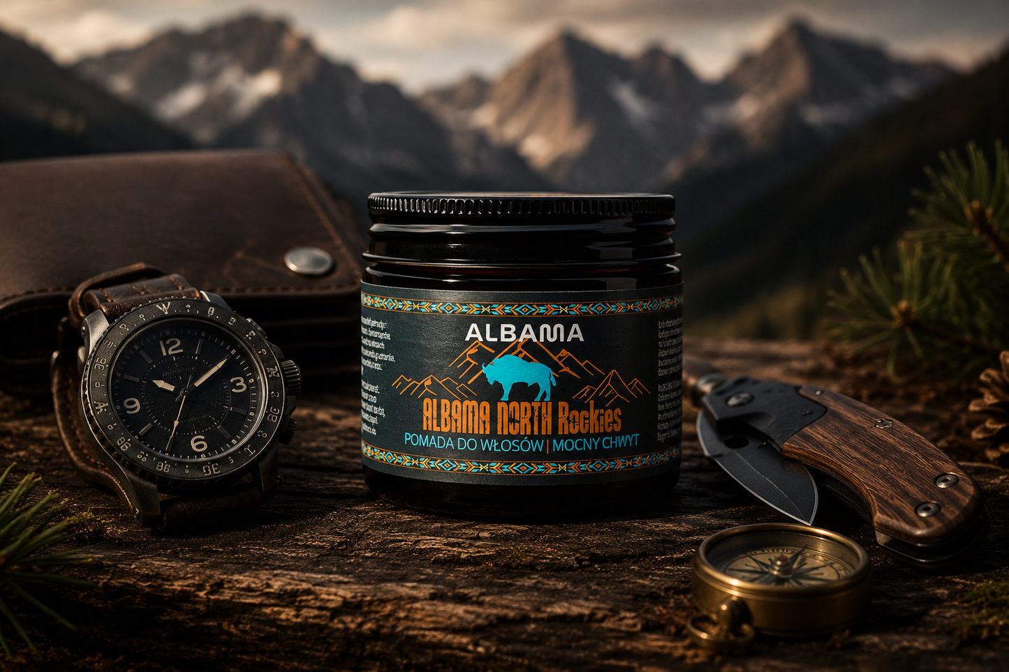 POMADA DO WŁOSÓW MOCNY CHWYT 60ml - ZAPACH ROCKIES