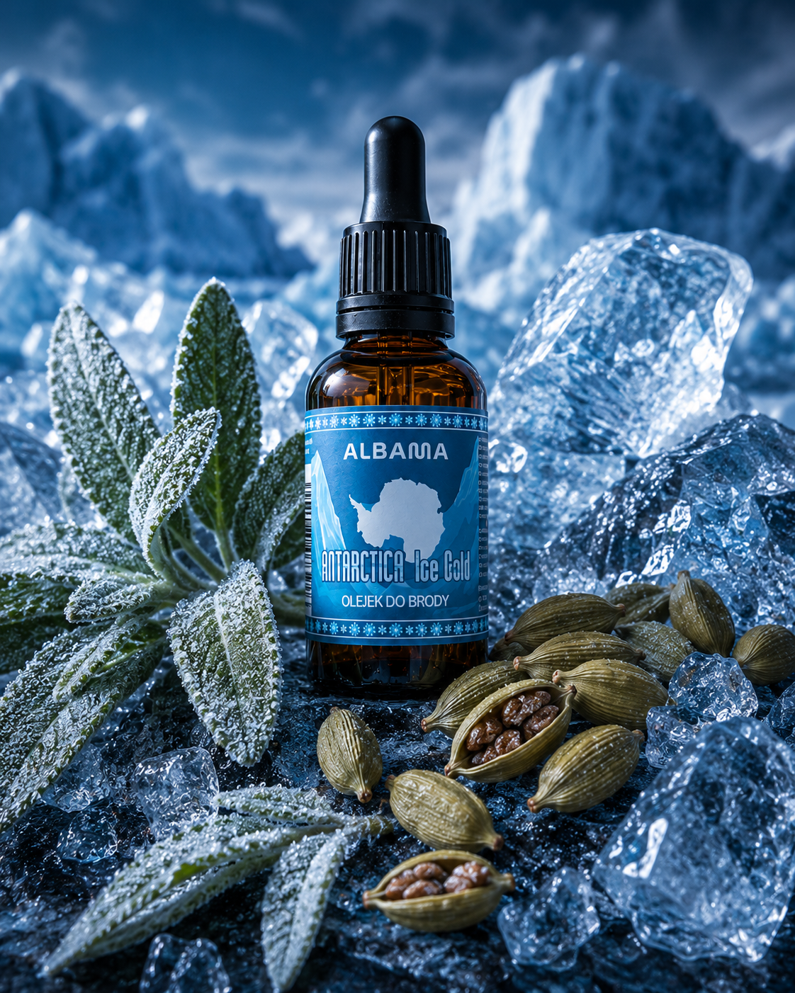 OLEJEK DO BRODY 30ml - ZAPACH ANTARCTICA
