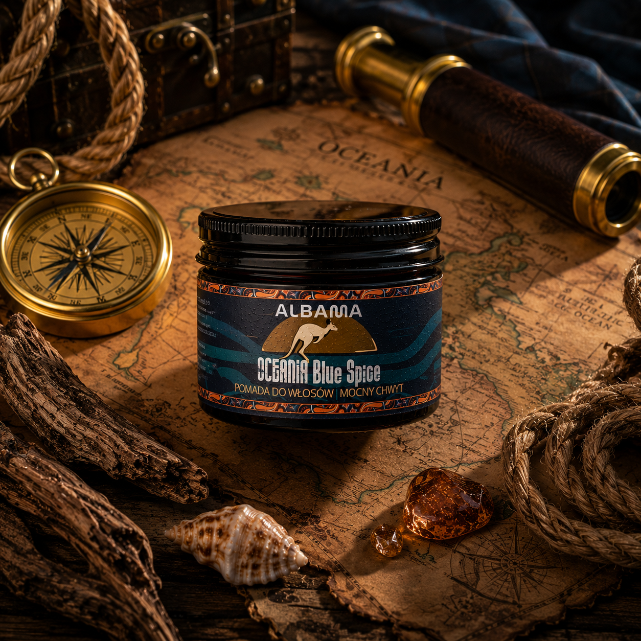 POMADA DO WŁOSÓW MOCNY CHWYT 60ml - ZAPACH OCEANIA