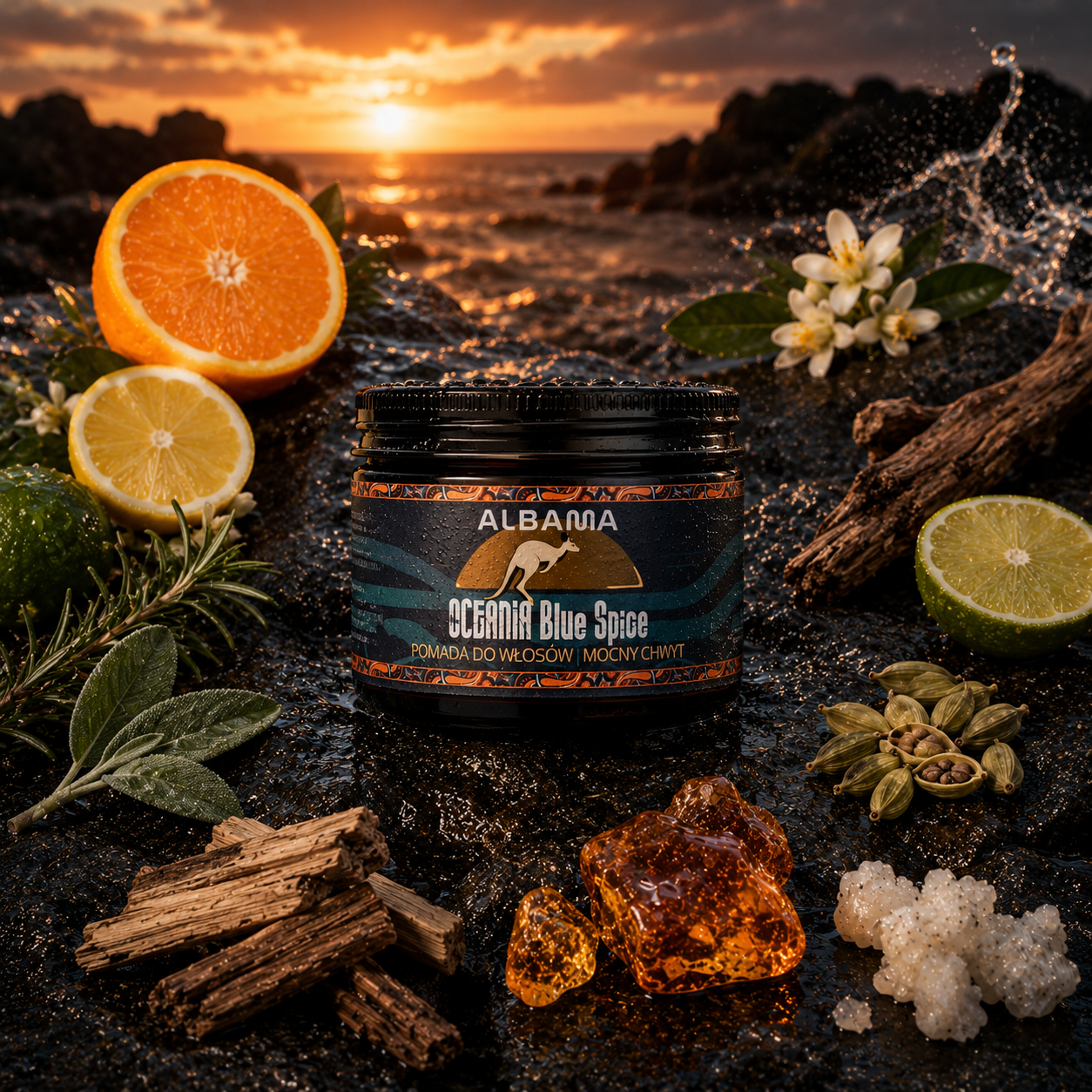 POMADA DO WŁOSÓW MOCNY CHWYT 60ml - ZAPACH OCEANIA