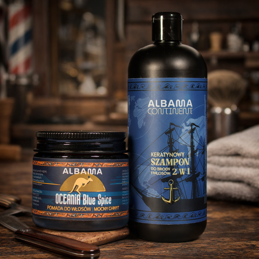 Zestaw Kosmetyków- Pomada mocny chwyt + Szampon